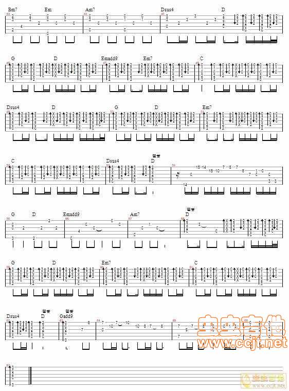 左半边翅膀吉他谱 