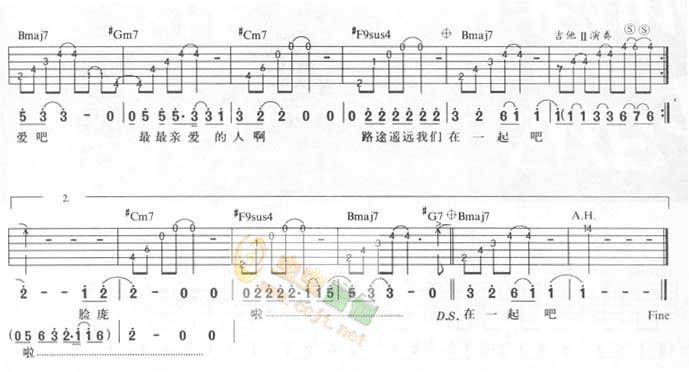 想把我唱给你听吉他谱 