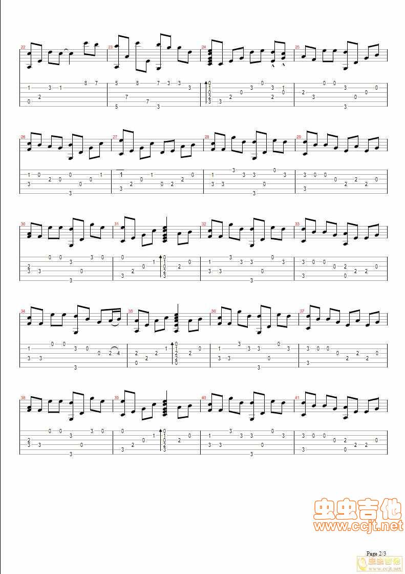 越单纯越幸福吉他谱