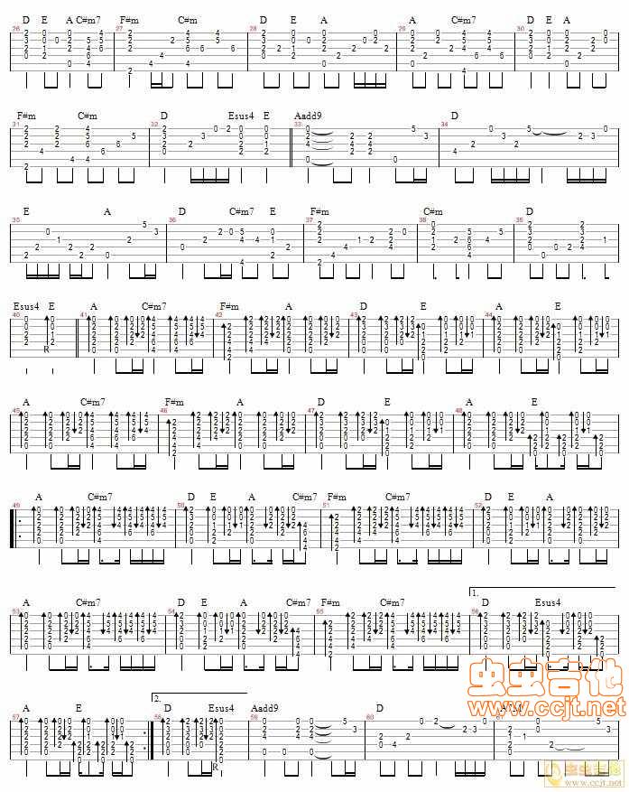 一场游戏一场梦吉他谱