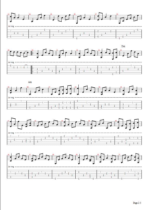 相逢是首歌吉他谱