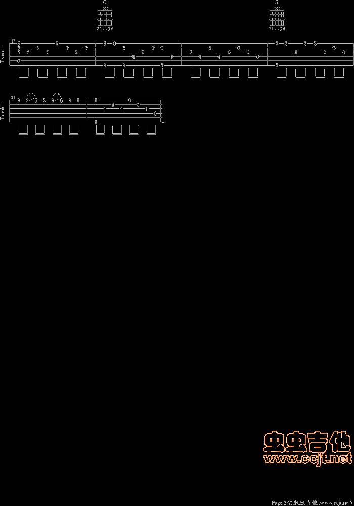 一起走过的日子独奏曲吉他谱 