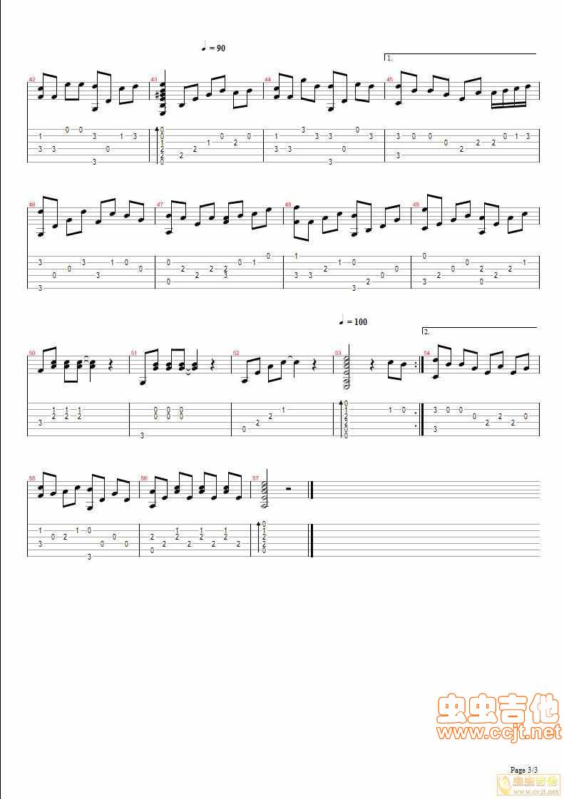 越单纯越幸福吉他谱 