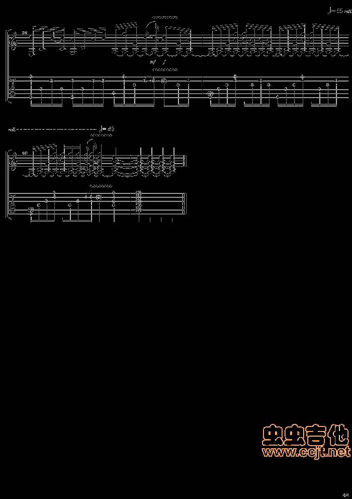 一直很安静吉他谱 