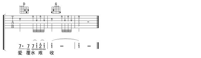 一天到晚游泳的鱼吉他谱 