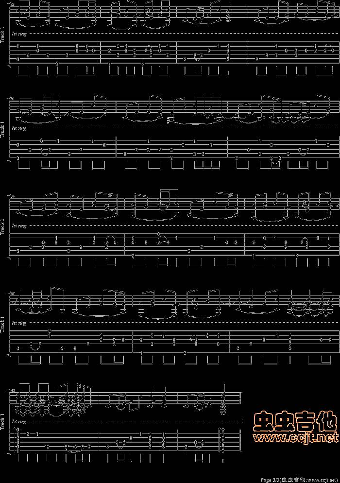 寂寞的季节吉他谱 