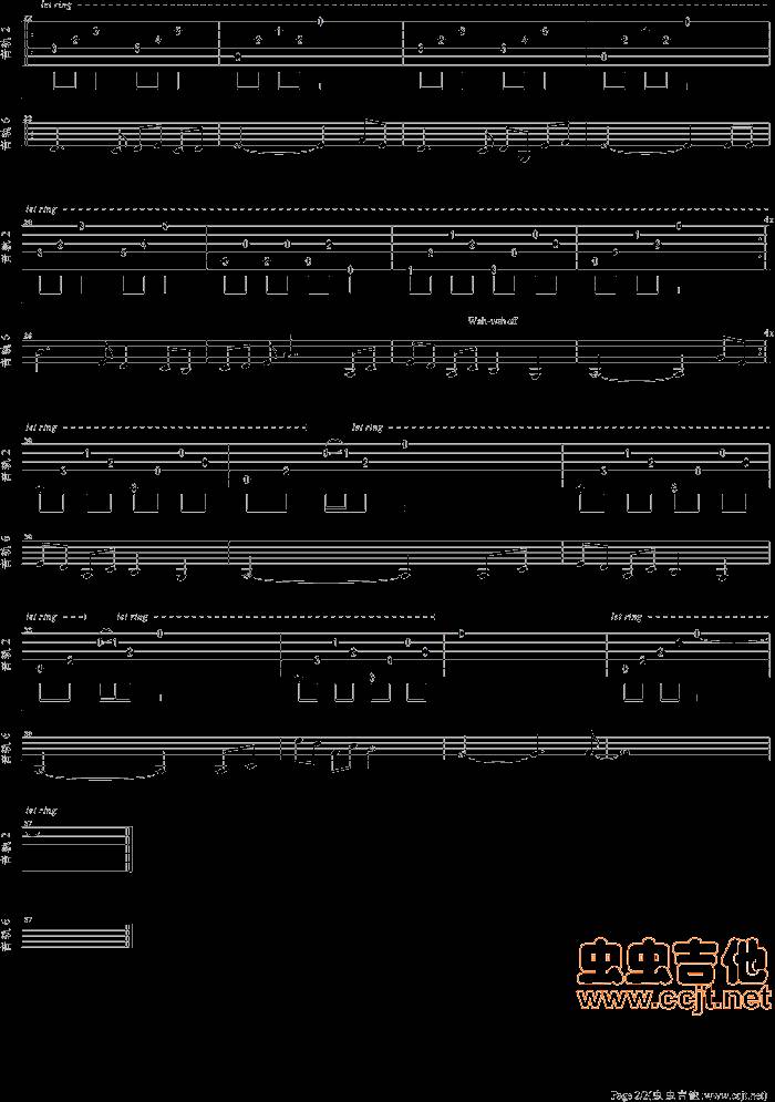 烟花易冷-周杰伦吉他谱 