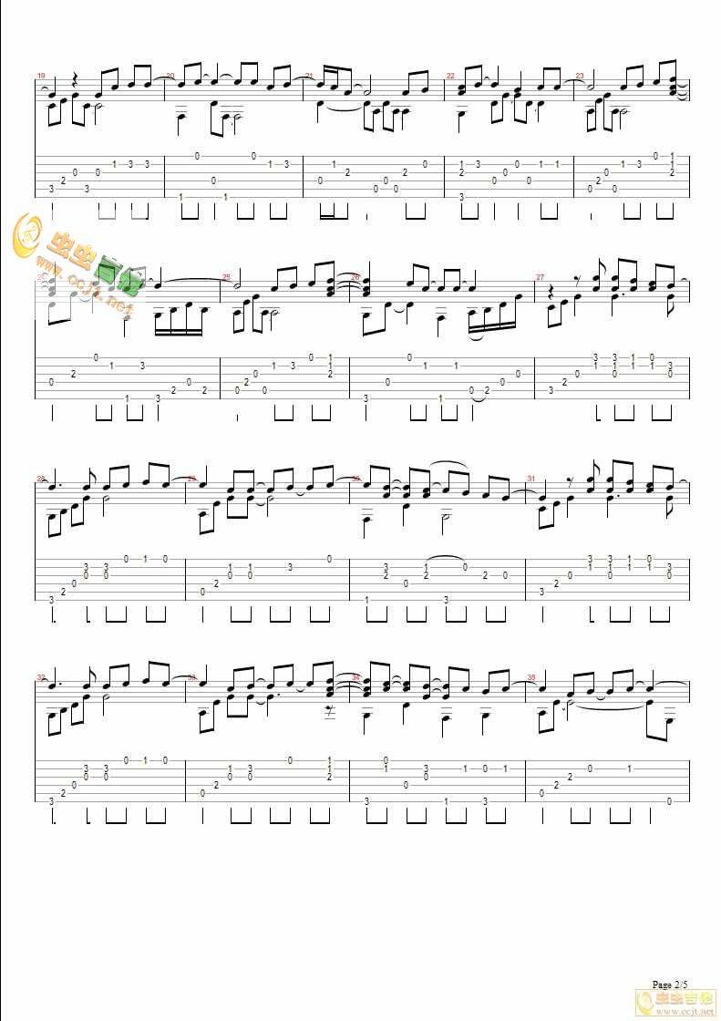 right here waiting吉他谱