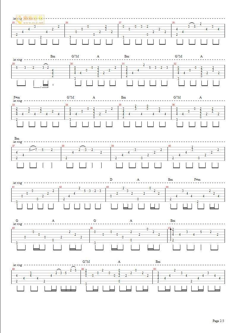 星语心愿吉他谱
