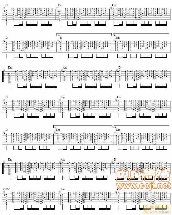 有没有人告诉你吉他谱