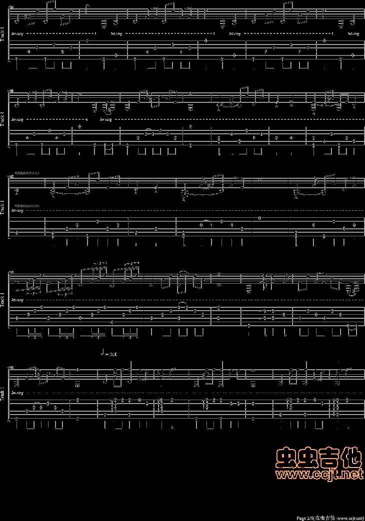 加州旅馆吉他谱