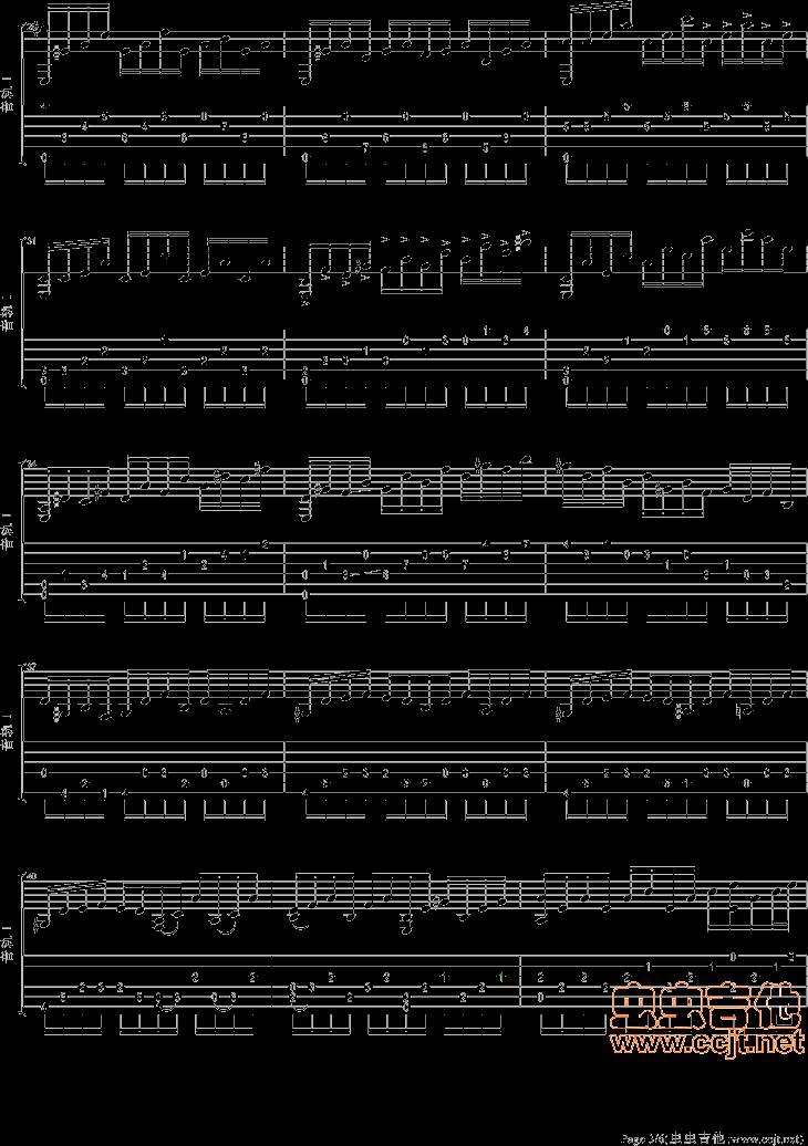 月光奏鸣曲吉他谱