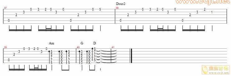 长城—beyond吉他谱 