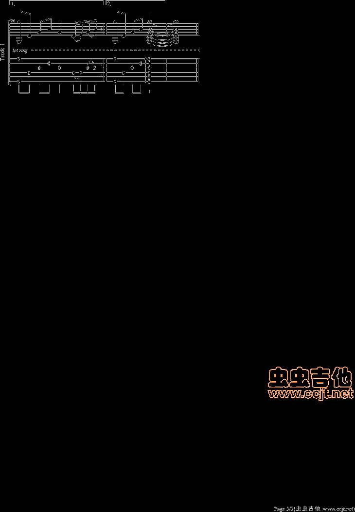 千千閦歌吉他谱 