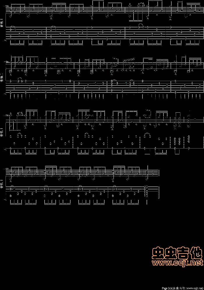 乡间的小路吉他谱 