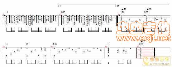 有没有人告诉你吉他谱 