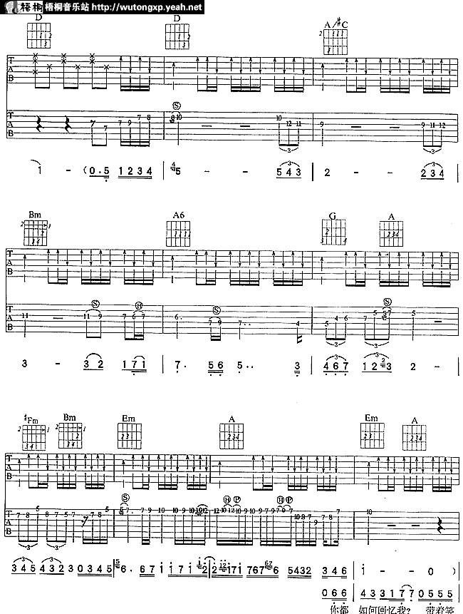 后来 Ver6b吉他谱 