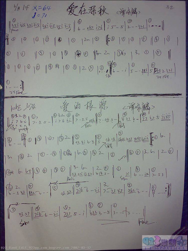 谭咏麟-爱的根源吉他谱 