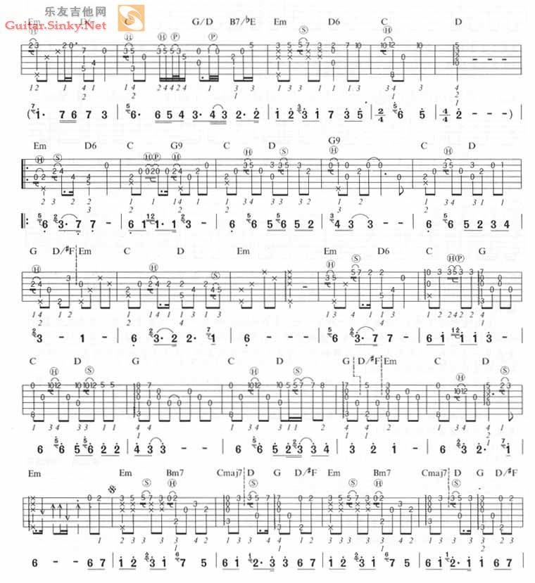 神话 刘传版完美独奏谱吉他谱 