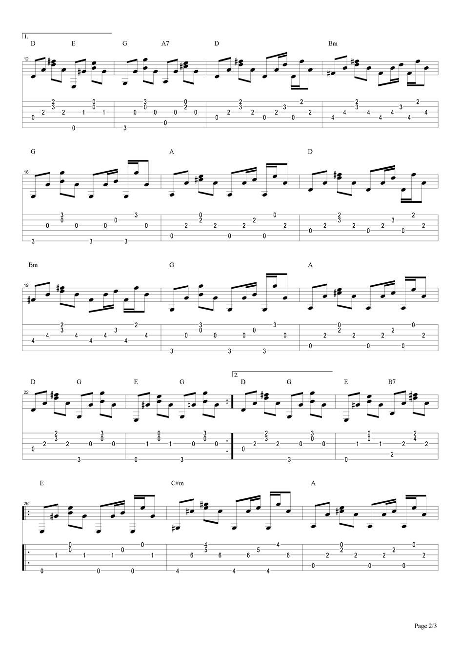 Take My Hand吉他谱