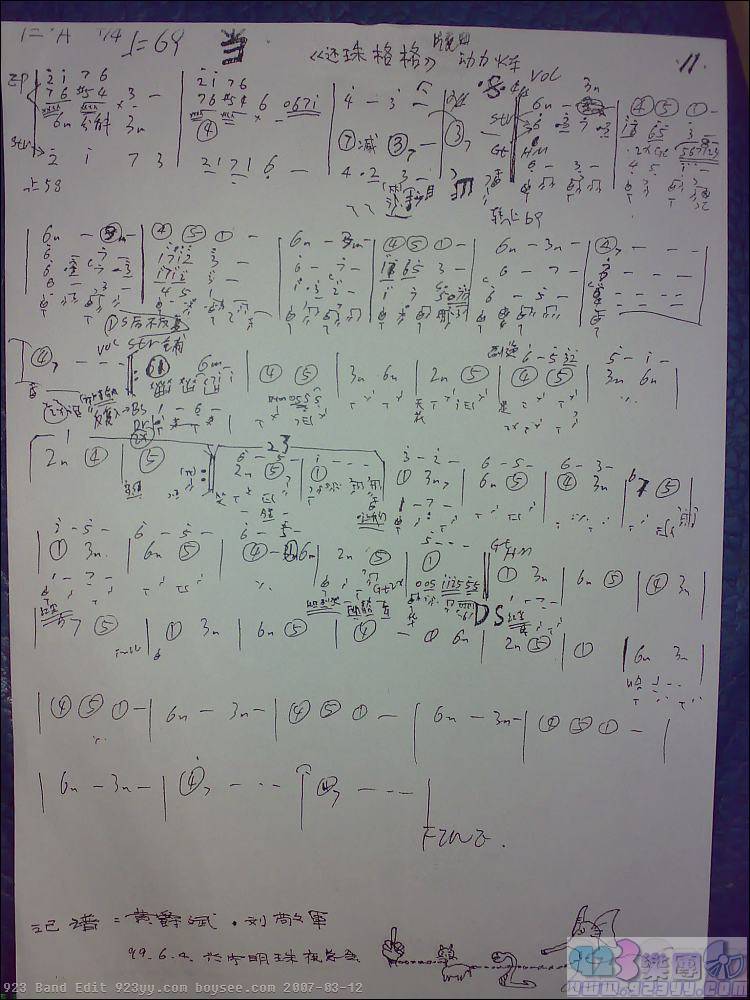 动力火车-当吉他谱 