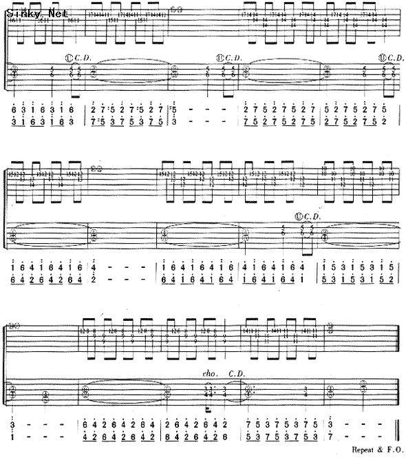 hotel california(4)吉他谱 