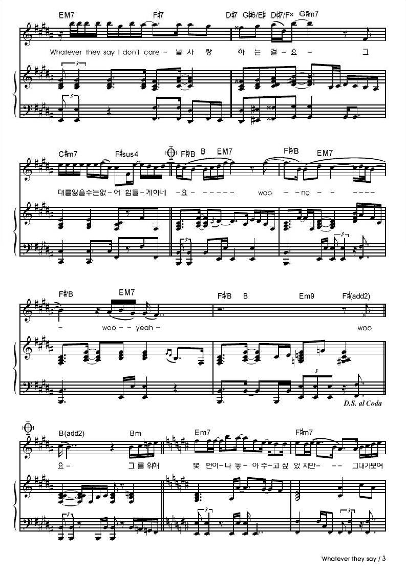 whatever they say吉他谱 