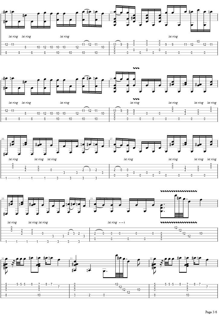 独一无二（李贞贤）吉他谱 