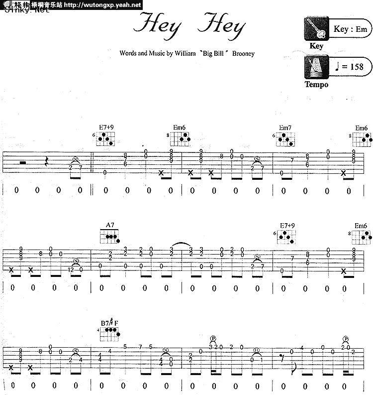 Hey Hey (2)吉他谱 