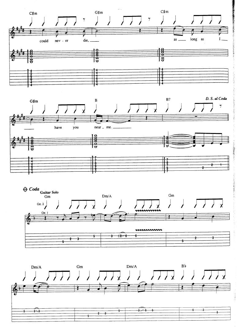 And I Love Her吉他谱 