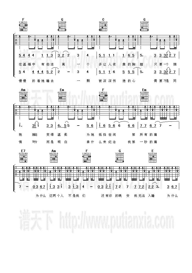 不是我们吉他谱