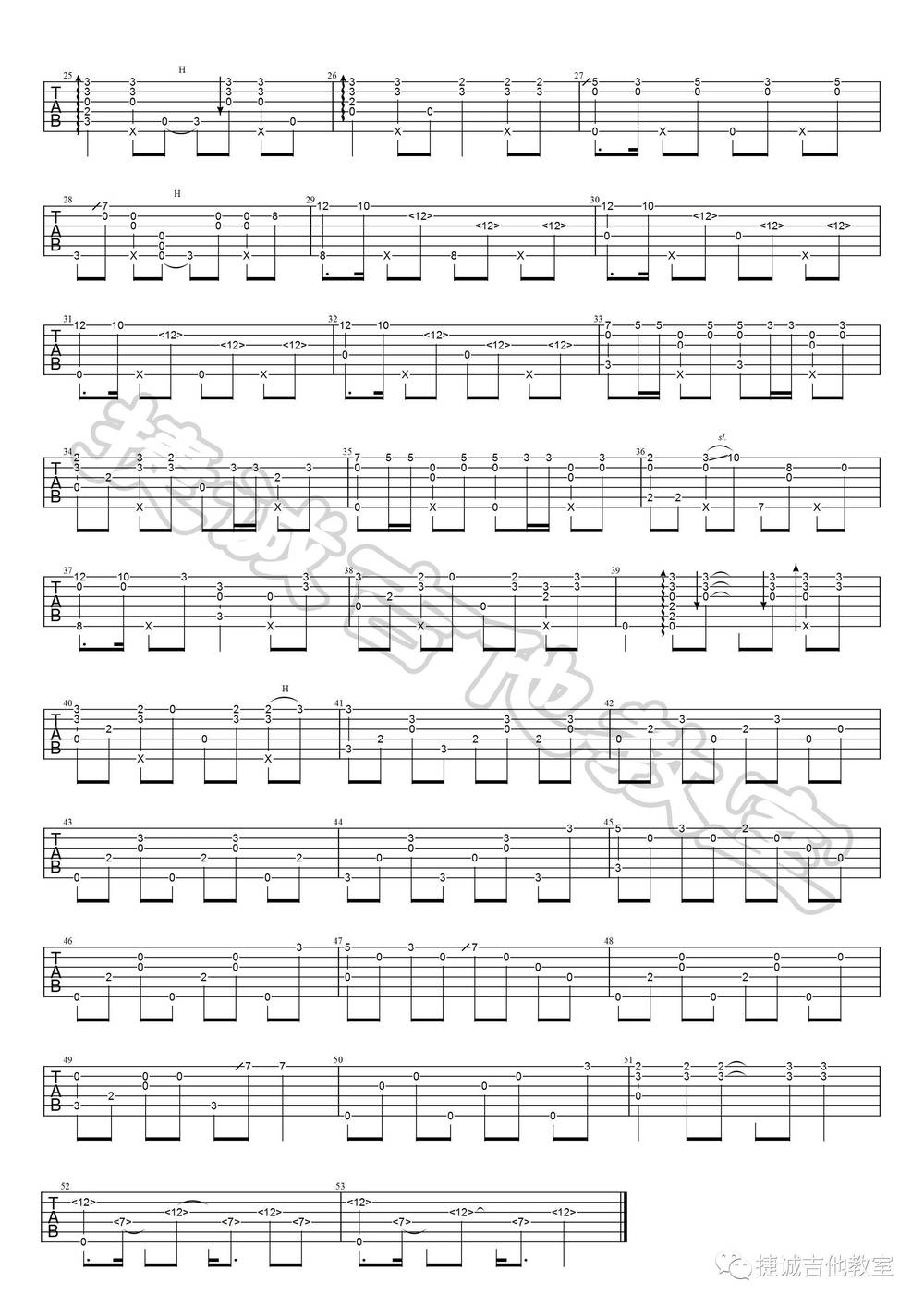 Unravel指弹吉他谱_指弹完整原版 