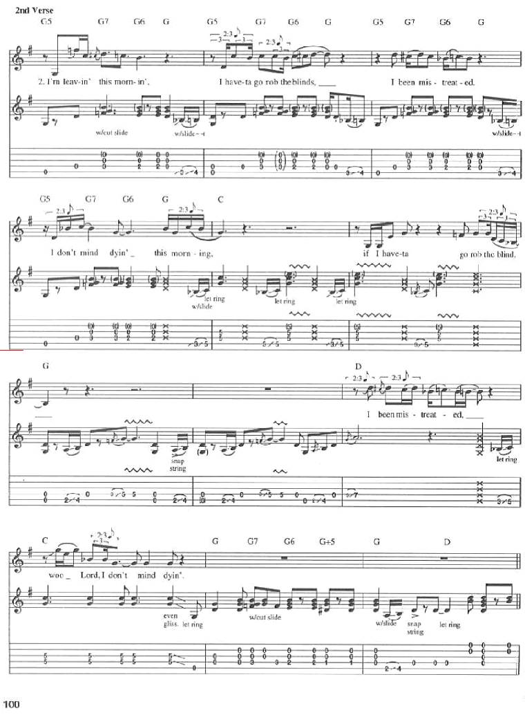 Walkin`Blues吉他谱 