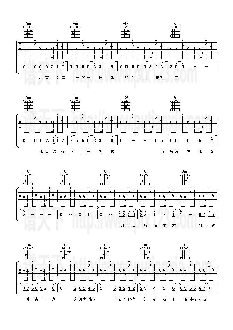 最好的朋友吉他谱