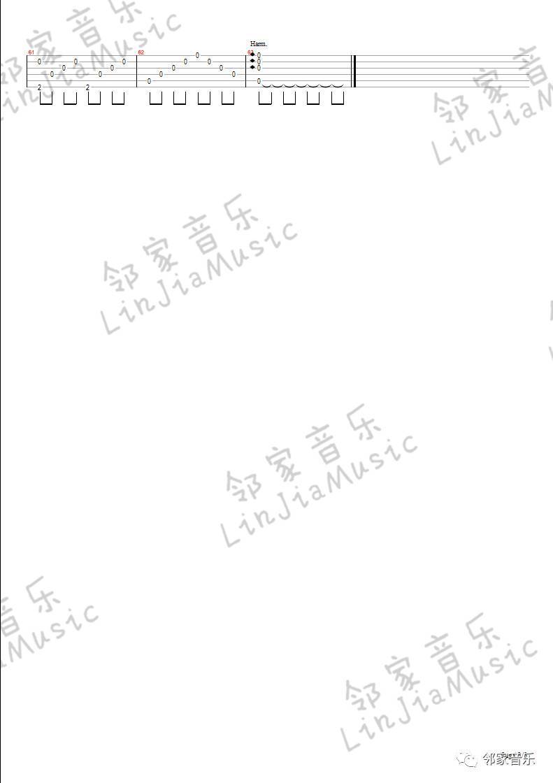 起风了指弹吉他谱_指弹版 