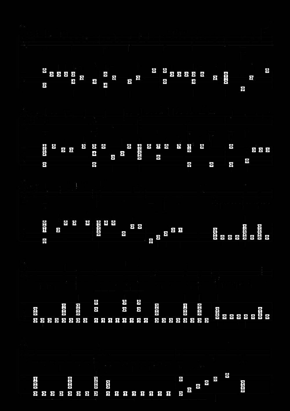 Departures吉他谱_指弹版 