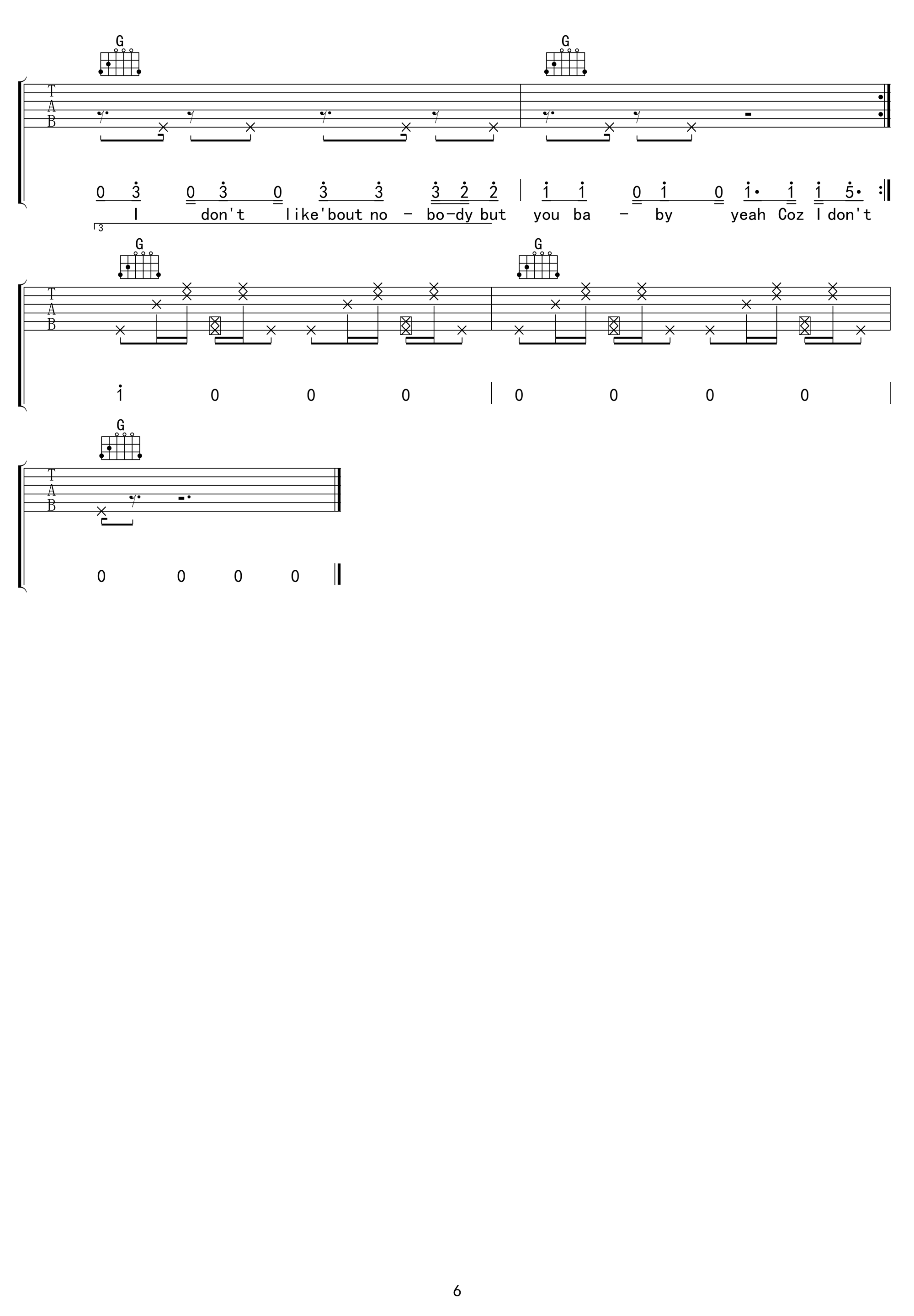 I Don't Care吉他谱 Ed Sheeran-6