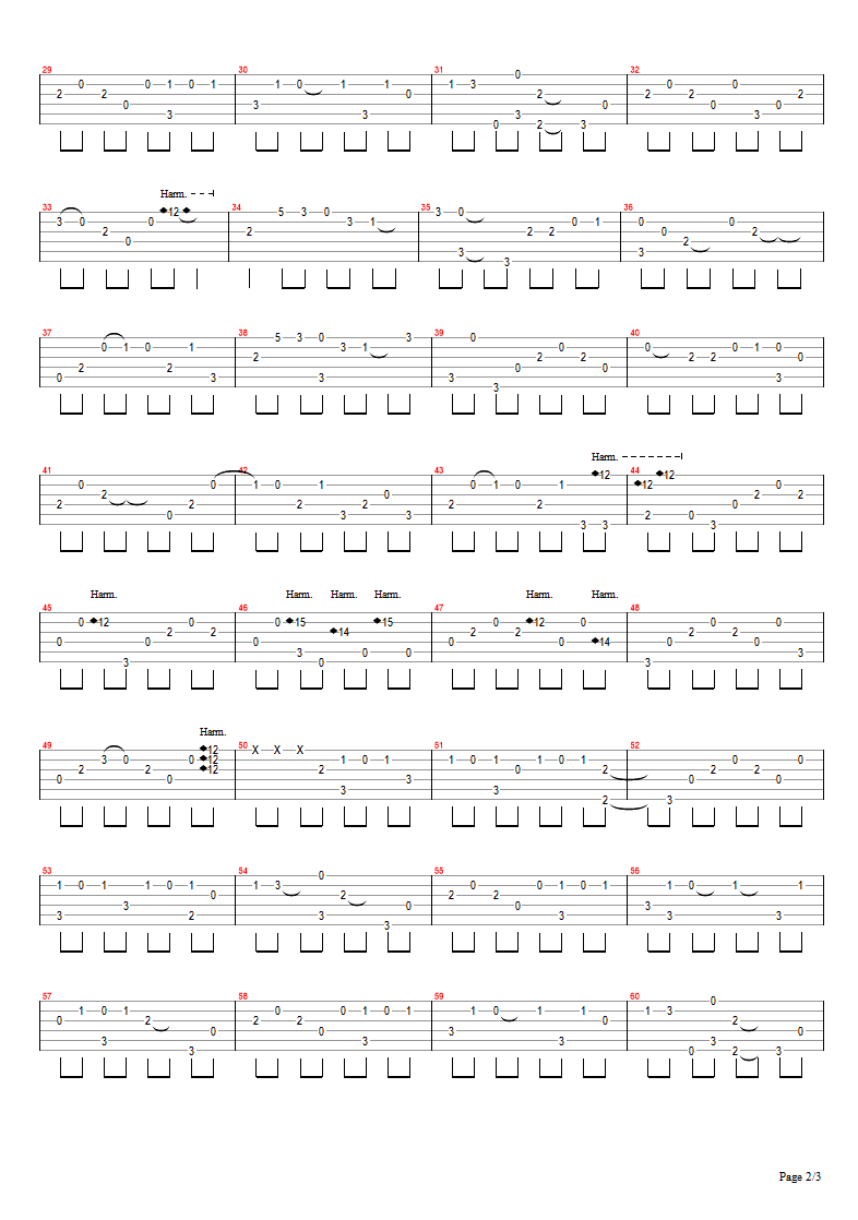 我好像在哪见过你指弹吉他谱2