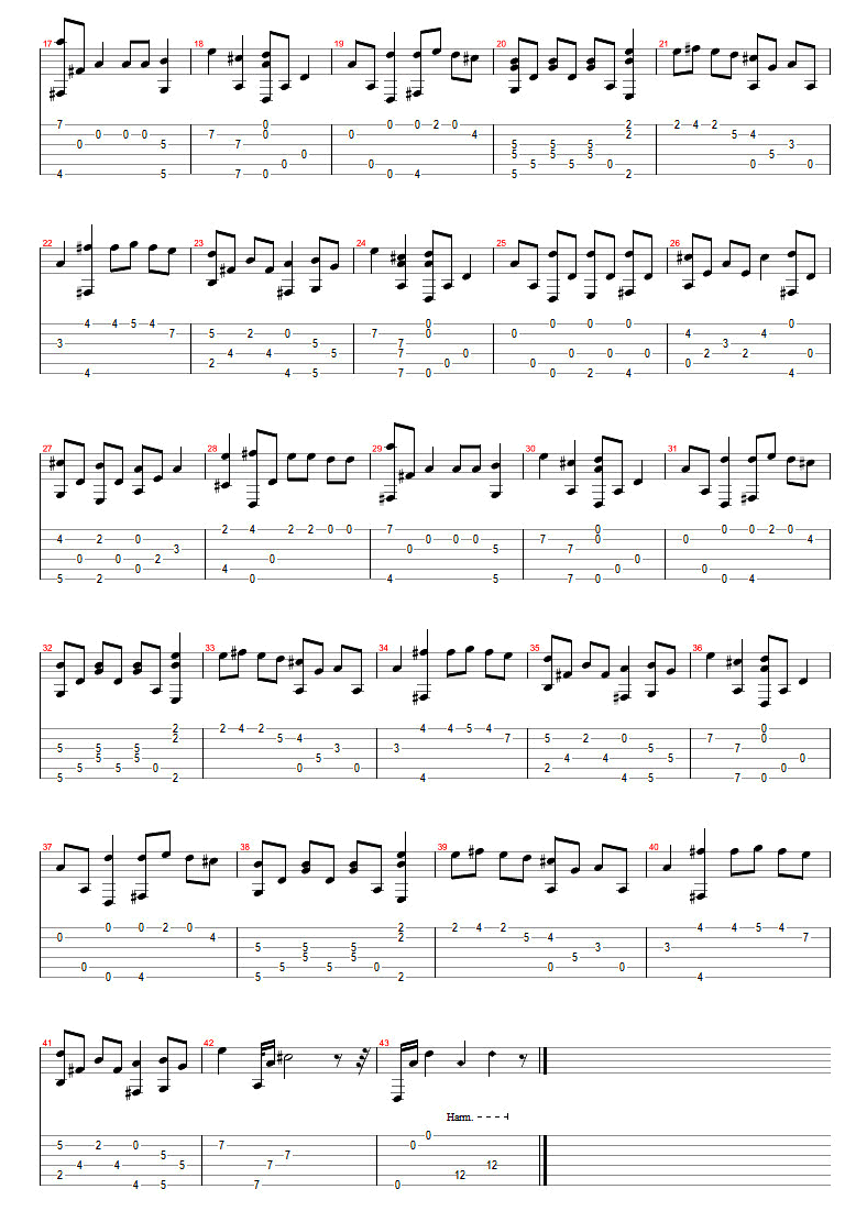 We Wish You a Merry Christmas指弹吉他谱2